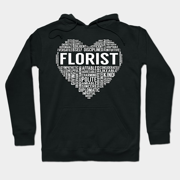 Florist Heart Hoodie by LotusTee